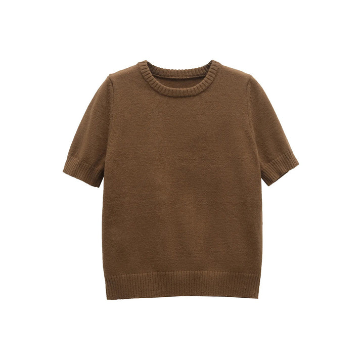 Damen Kurzarmpullover Drune