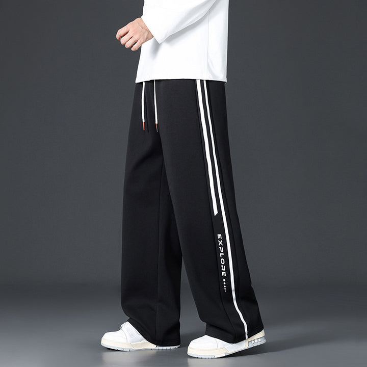 Herren Bequeme Sport-Hose mit seitlichen Streifen
