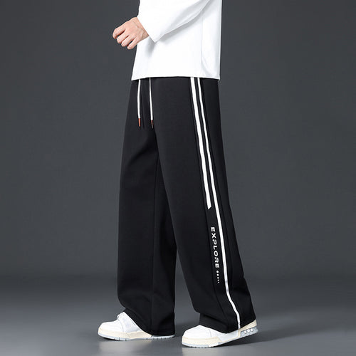 Herren Bequeme Sport-Hose mit seitlichen Streifen
