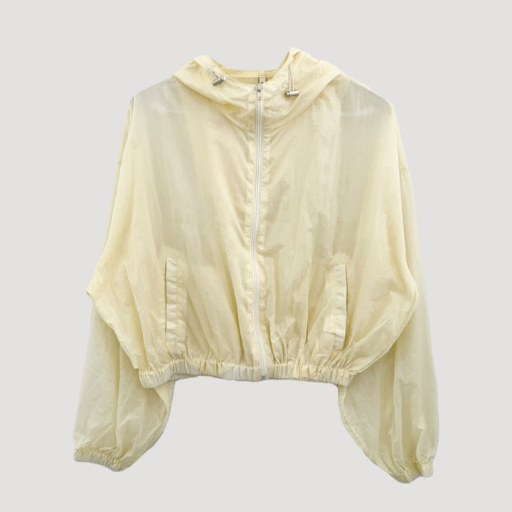 Damen leichte Übergangsjacke mit Kängurutasche Drune