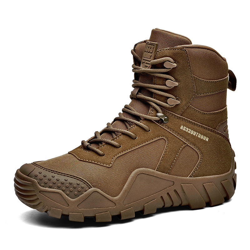 Herren Tactical Boots mit verstärktem Knöchelschutz und rutschfester Sohle Drune