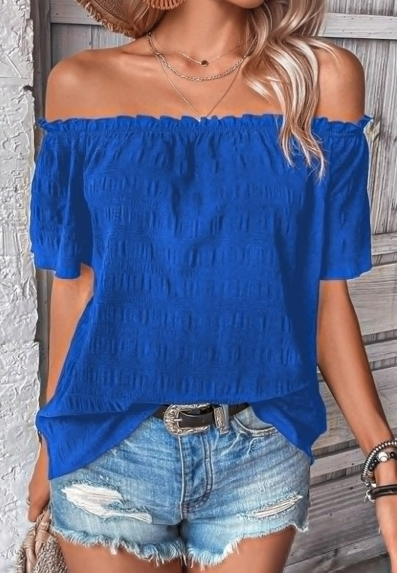 Damen Off-Shoulder Bluse Drune