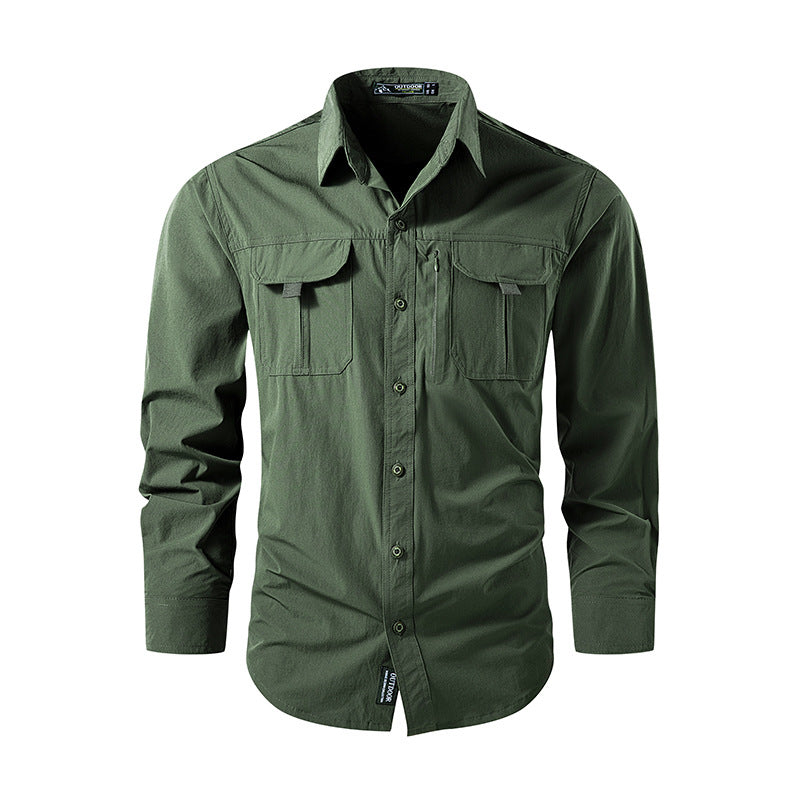 Herren Funktionales Outdoor-Hemd Drune