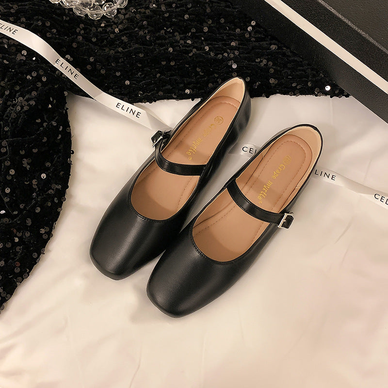 Damen Ballerinas mit modischem Riemchen und klassischem Design Drune