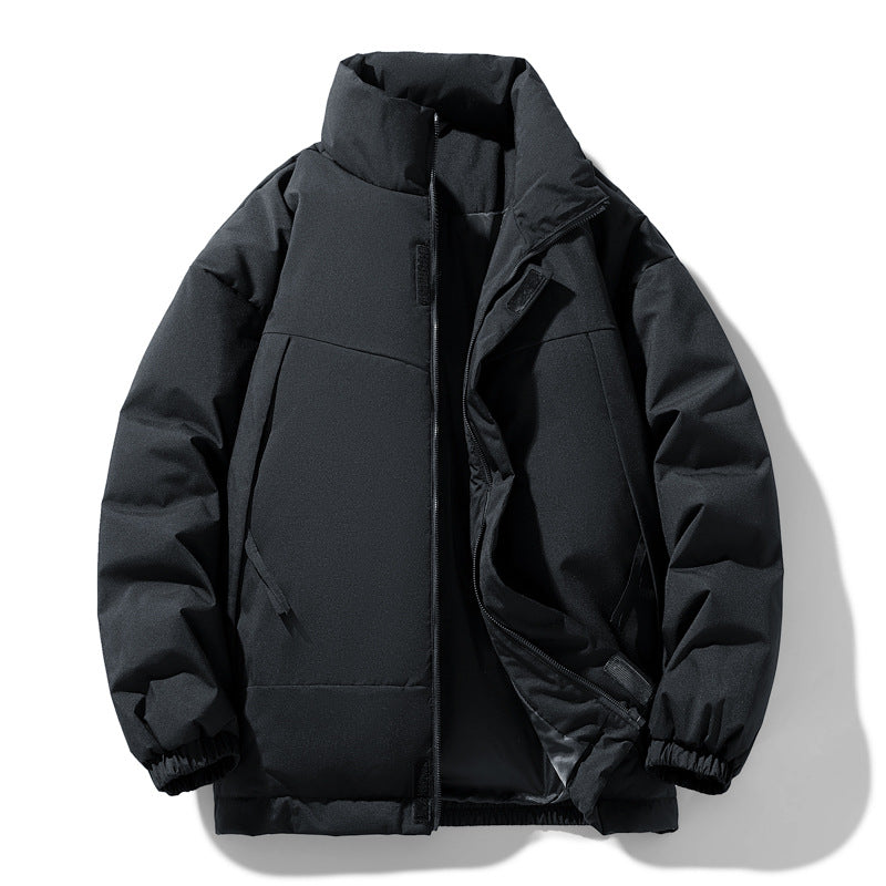Herren Modische Übergangsjacke mit hohen Kragen Drune