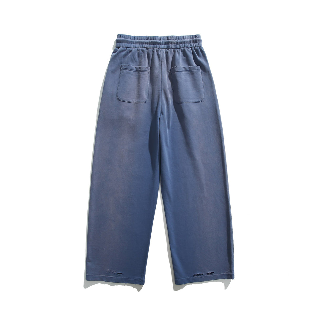Unisex Weite Jersey-Hose mit elastischem Bund, Tunnelzug und aufgesetzten Seitentaschen Drune