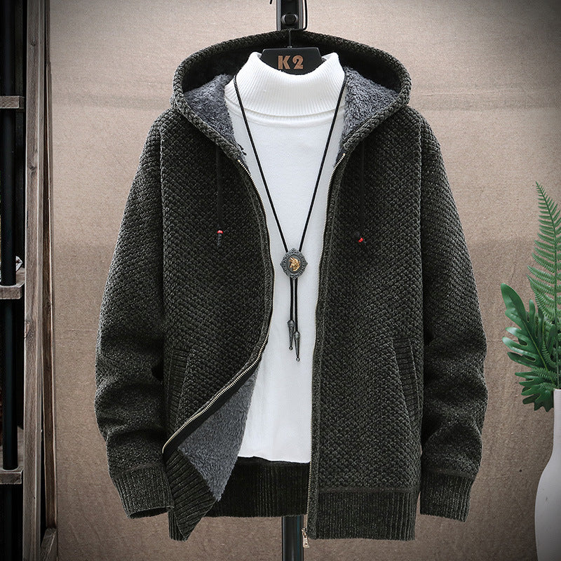 Damen gemütliche Kapuzenjacke mit weichem Innenfutter und innovativem Schnitt Drune