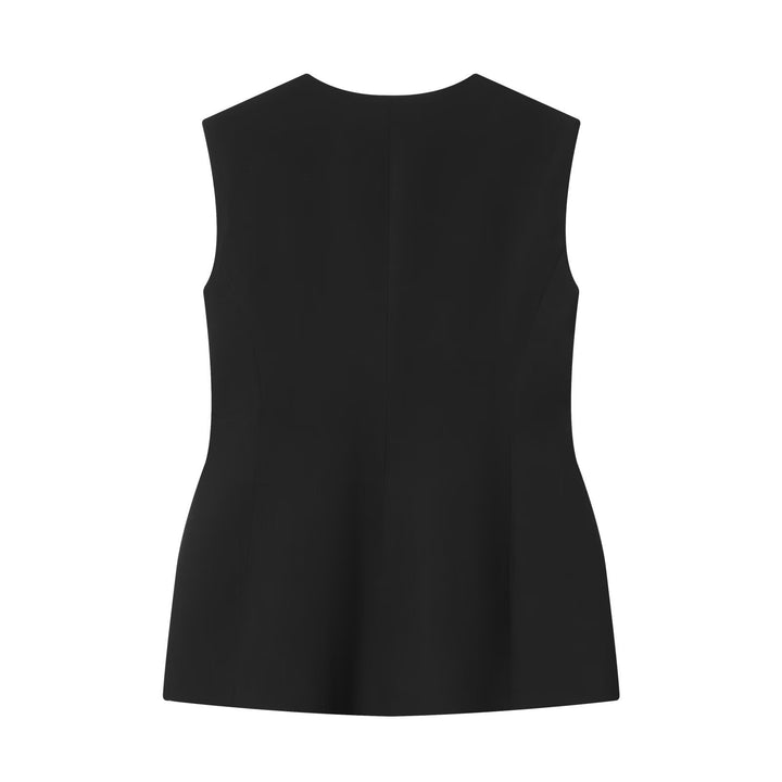 Damen elegante ärmellose Bluse Drune