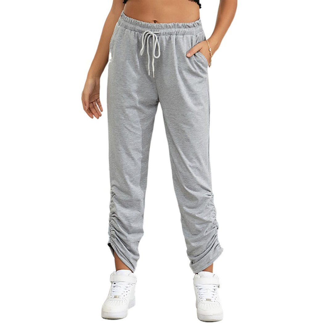 Damen Jogginghose mit stylischem Rüschendetail Drune