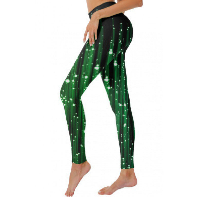 Damen Gemusterte Weihnachtsleggings Drune