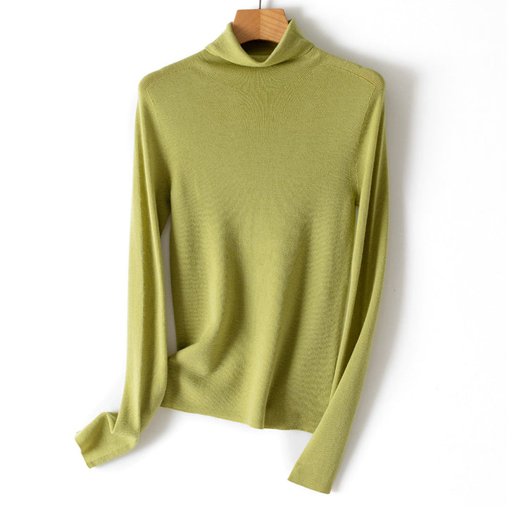 Damen Leichter Feinstrick-Rollkragenpullover mit fließender Passform Drune