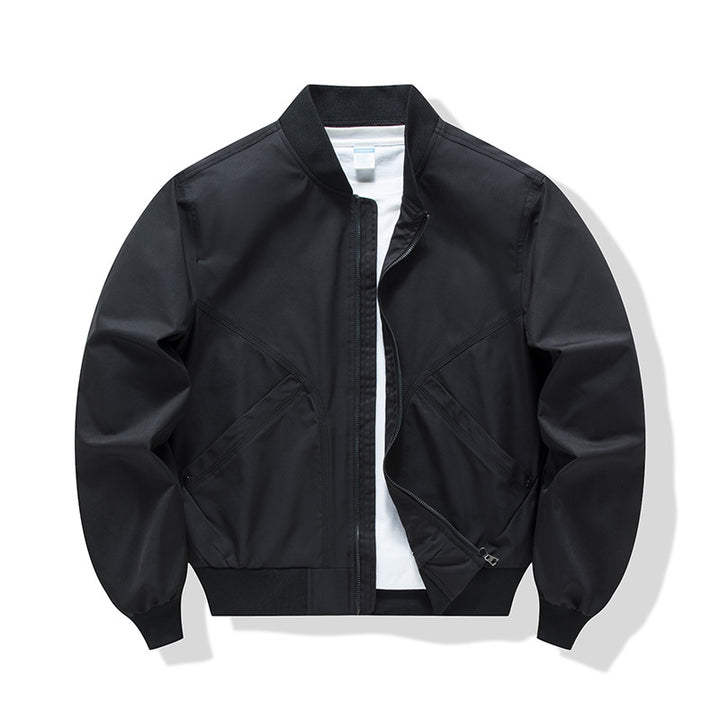 Herren Leichte Übergangsjacke mit hohem Kragen und praktischen Taschen Drune