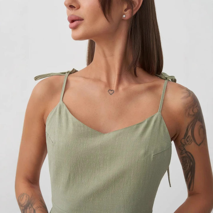 Damen sommerliches Wickelkleid Drune