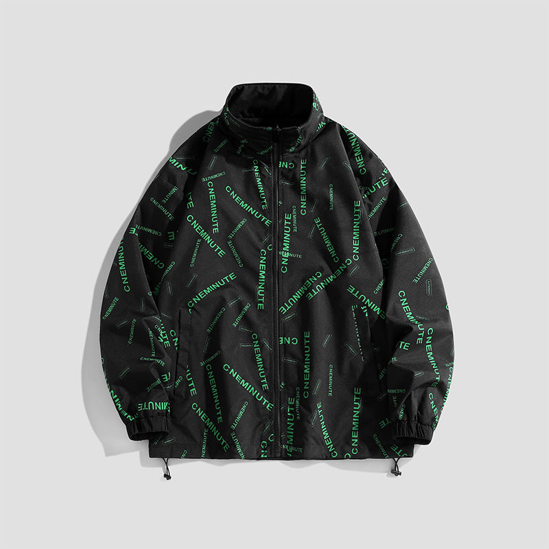 Damen leichte Windbreaker Jacke Drune