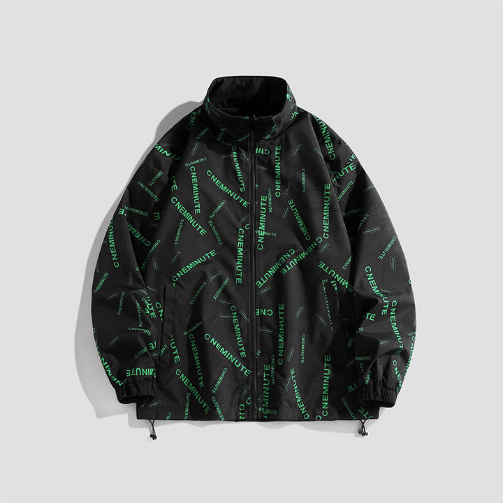 Damen leichte Windbreaker Jacke Drune
