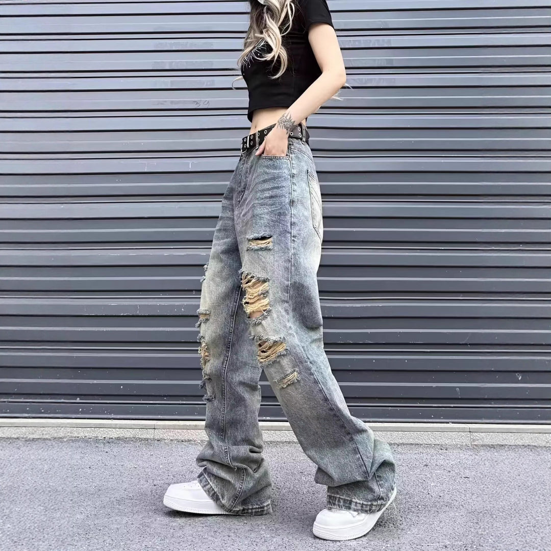 Damen Weitgeschnittene Jeans Drune