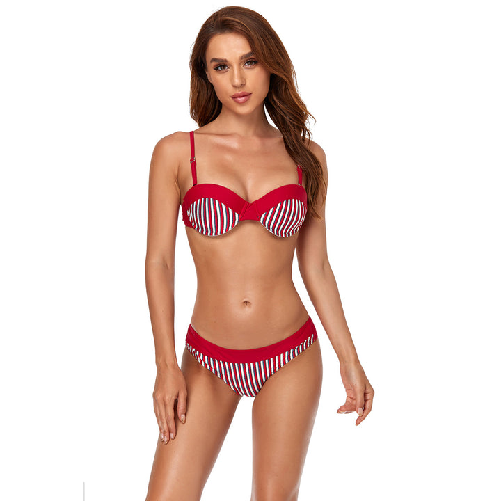 Damen Bikini mit elegantem Bügel-Oberteil und klassischem Bikini-Unterteil Drune