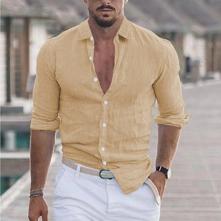Herren Premium Hemd mit modernem Slim-Fit Schnitt und hautfreundlicher Textur Drune