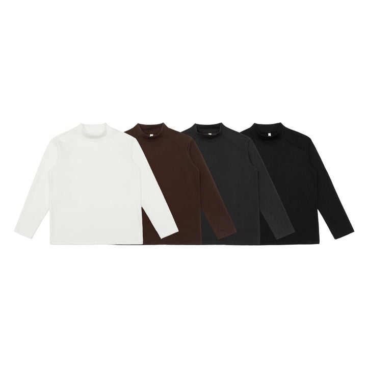 Unisex Sweatshirt mit kurzem Stehkragen und Raglanärmeln Drune