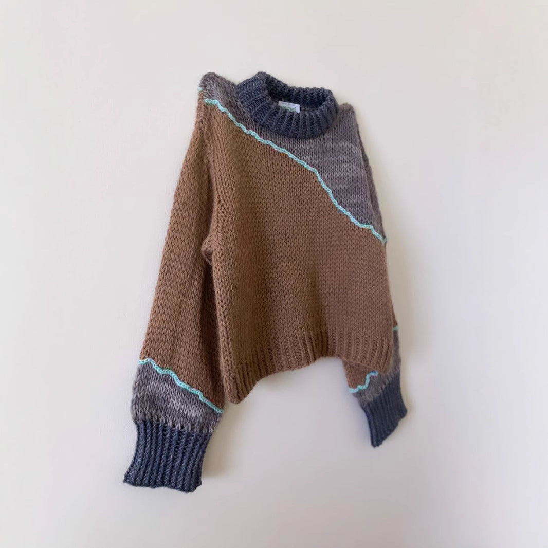 Damen Grobstrickpullover Drune