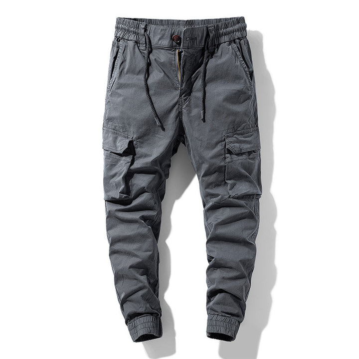 Herren Tapered‑Cargohose im Joggerstil mit elastischem Komfortbund und großzügiger Taschenorganisation Drune