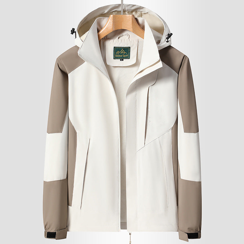 Damen Kapuzen-Softshelljacke wind- und wasserabweisend atmungsaktiv Drune
