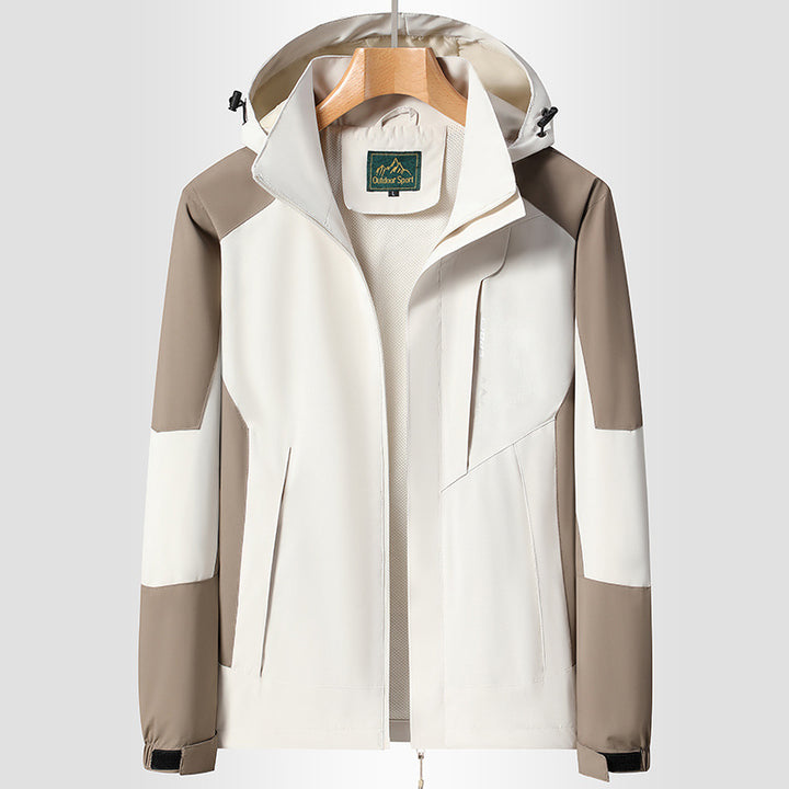 Damen Kapuzen-Softshelljacke wind- und wasserabweisend atmungsaktiv Drune