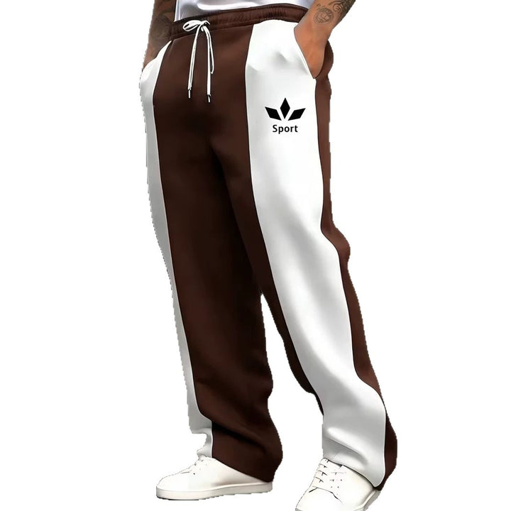 Herren Sportliche Jogginghose mit seitlichen Streifen Drune