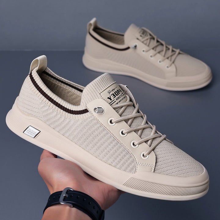 Herren Leichter gestrickter Low-Top-Sneaker mit sockenhaftem Schaft und dämpfender EVA-Sohle Drune