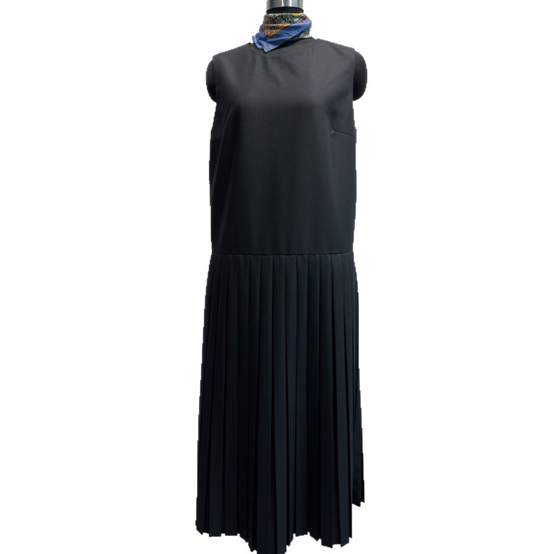 Damen Faltendes Midi Kleid Drune