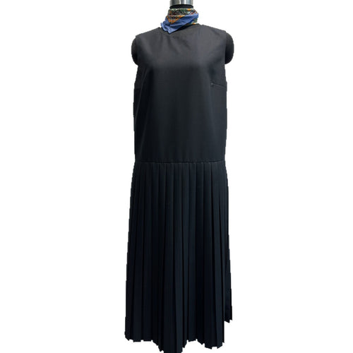 Damen Faltendes Midi Kleid Drune