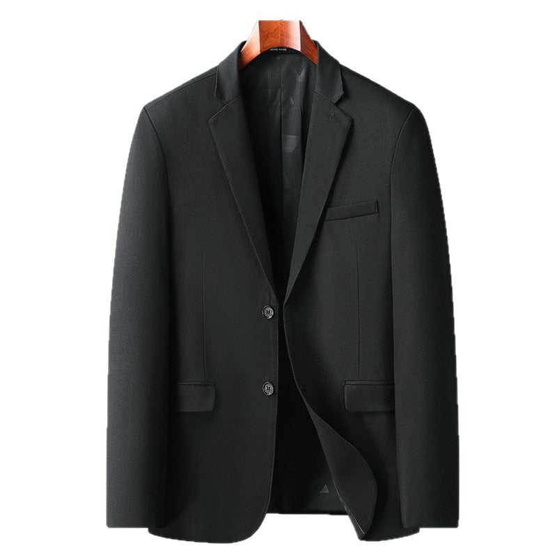 Herren Schlankes knitterarmes Business-Sakko mit Notch-Revers Drune