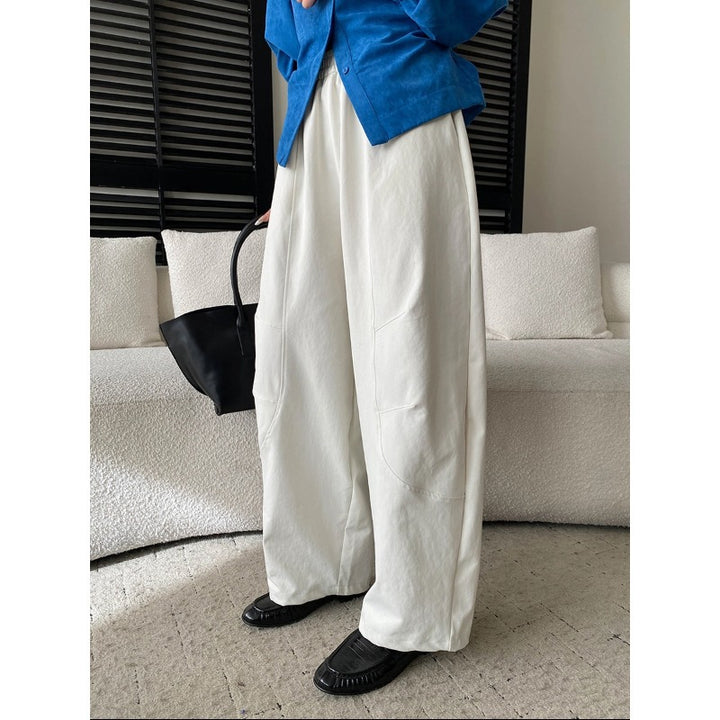 Damen Langarm-Top aus feinem Strick mit elegantem Rundhalsausschnitt Drune