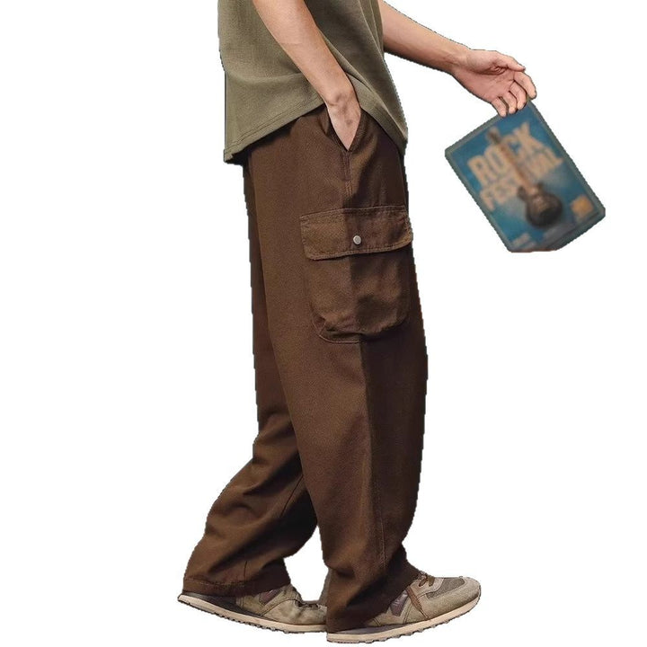 Herren Modische Cargo-Hose mit praktischen Seitentaschen Drune