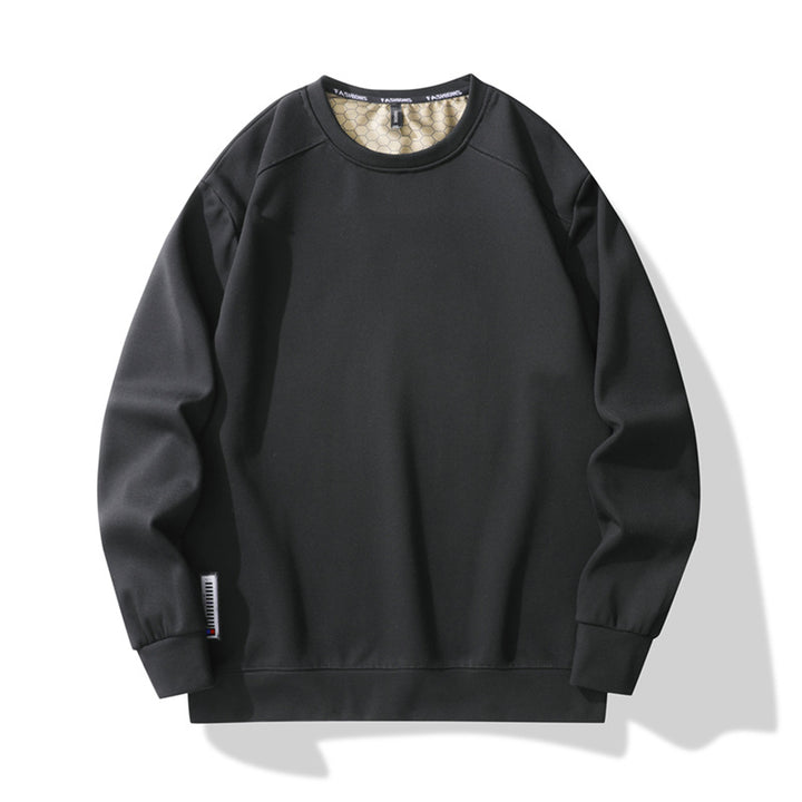 Herren Oversize-Sweatshirt aus technischem Jersey mit Rundhals und thermoregulierendem Futter Drune