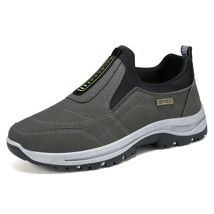 Herren nan strapazierfähiger Slip-On Outdoor-Wanderschuh mit wasserabweisender Mikrofaseroberfläche und griffiger Profilsohle Drune