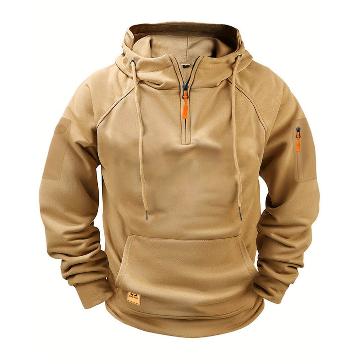Herren sportlicher Kapuzenpullover mit praktischem Reißverschluss Drune