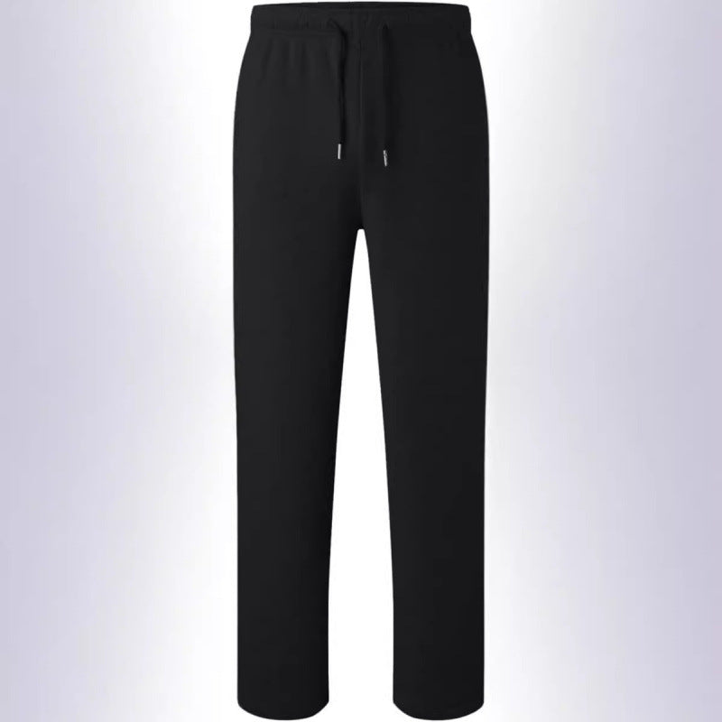 Damen nan fließende High-Waist Palazzo-Loungehose aus leichtem Jersey mit Elastikbund und praktischen Eingrifftaschen Drune
