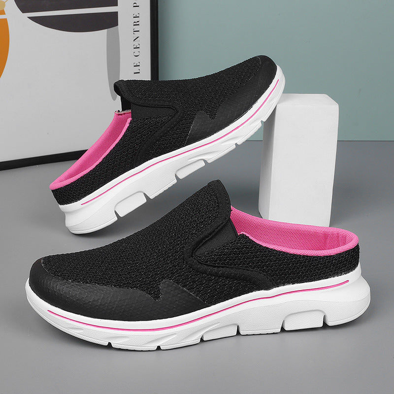 Damen Bequeme Clogs mit atmungsaktivem Mesh-Obermaterial Drune