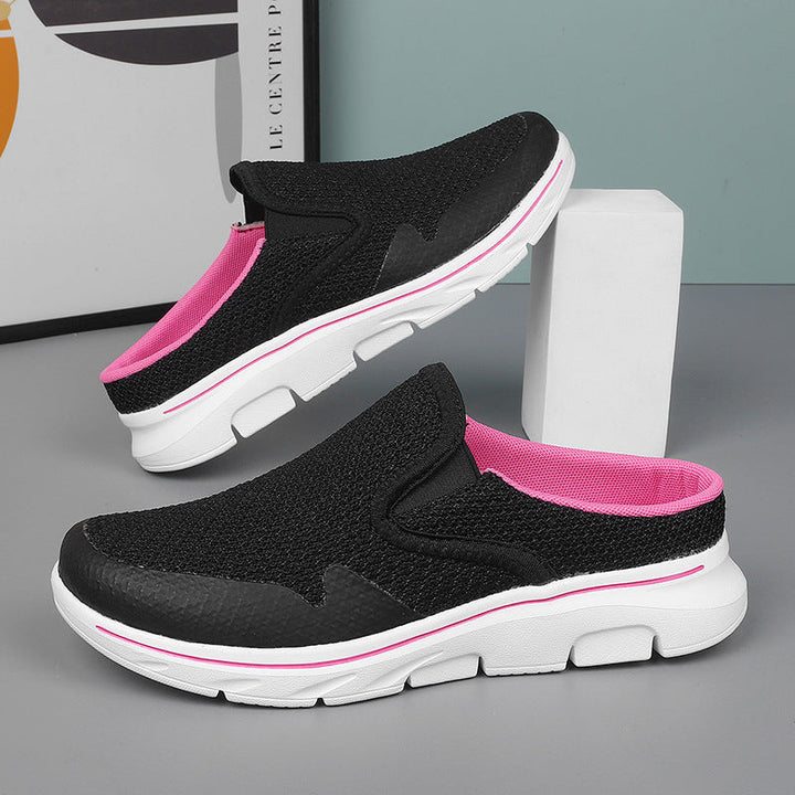 Damen Bequeme Clogs mit atmungsaktivem Mesh-Obermaterial Drune