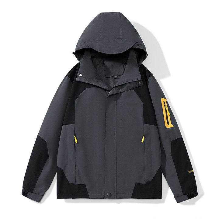 Herren Wetterfeste technische Outdoor-Jacke Drune