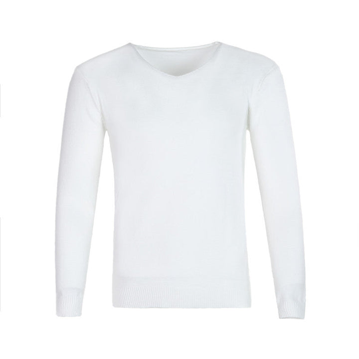 Herren klassischer V-Ausschnitt Pullover Drune