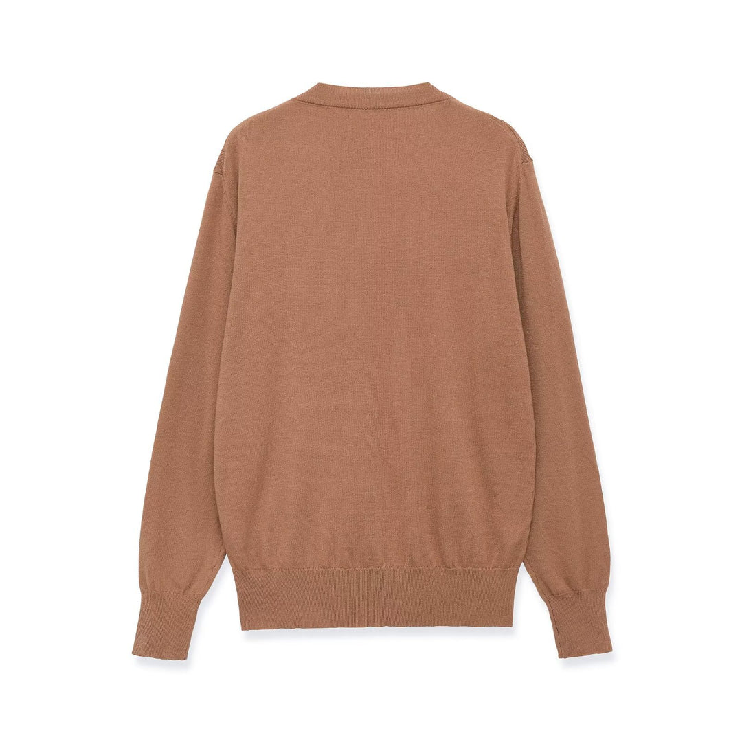 Damen Lagenpullover mit tiefem V-Ausschnitt und integriertem Rundhals-Inlay Drune