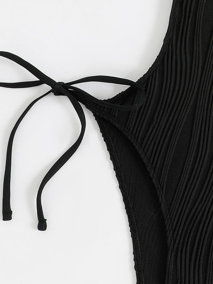 Damen Cut-Out Hochsitz Monokini Drune