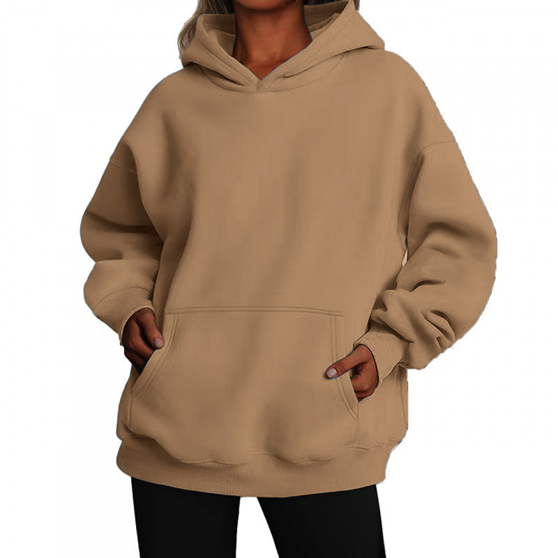 Damen Oversized Kapuzenpullover Drune