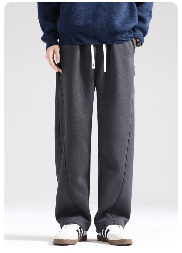 Damen Lounge-Jogginghose mit weitem Bein und Keder-Naht Drune