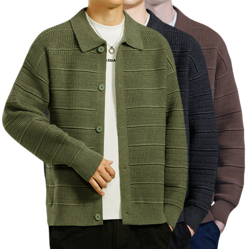 Herren Modische Strickjacke Drune