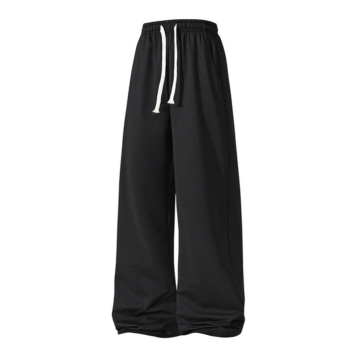 Damen ultraweite Palazzo-Sweathose mit elastischem Komfortbund und Kordelzug Drune