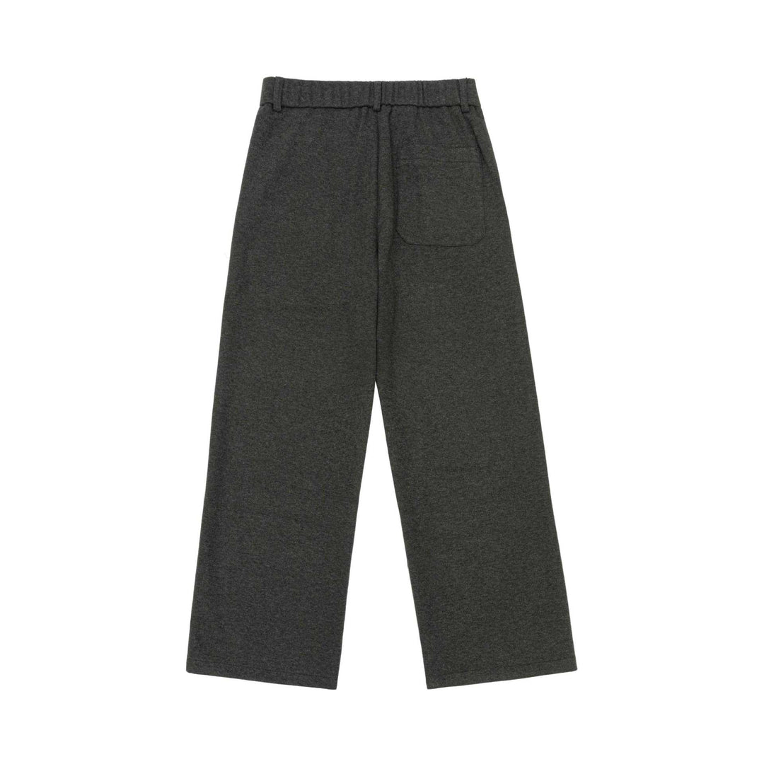 Damen Hochtaillierte Bundfalten-Jerseyhose mit weitem Bein Drune