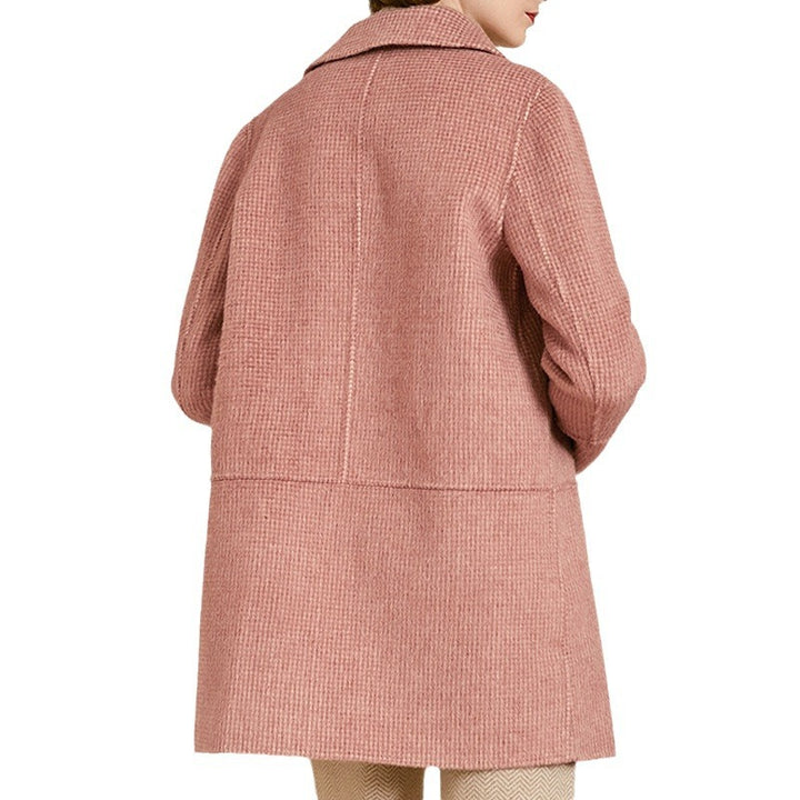 Damen zeitloser Bouclé-Mantel Drune